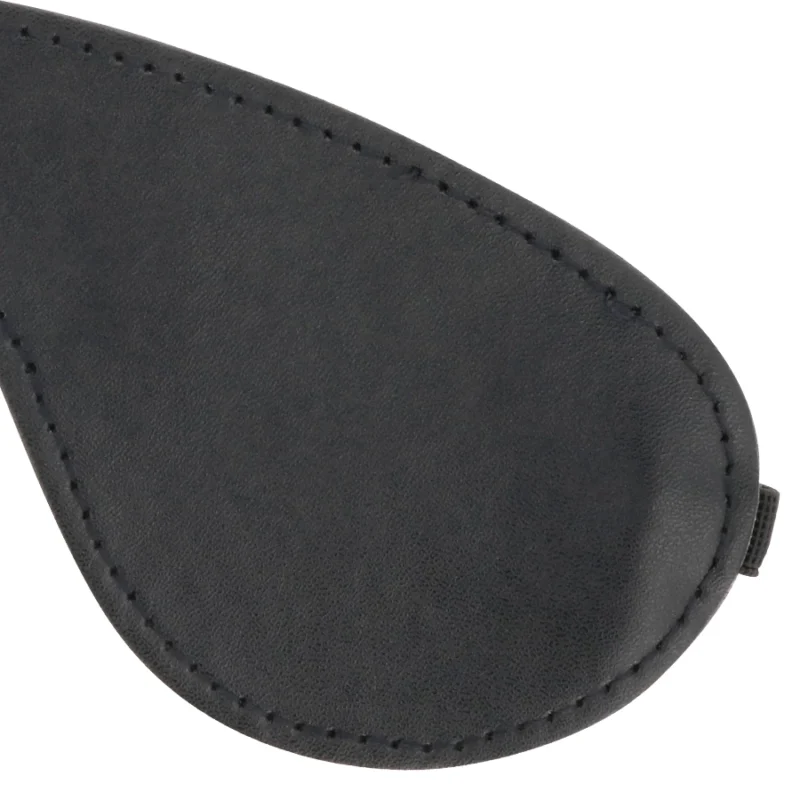 „Darkness Premium“ PVC juoda reguliuojama akių kaukė jutiminiam žaidimui