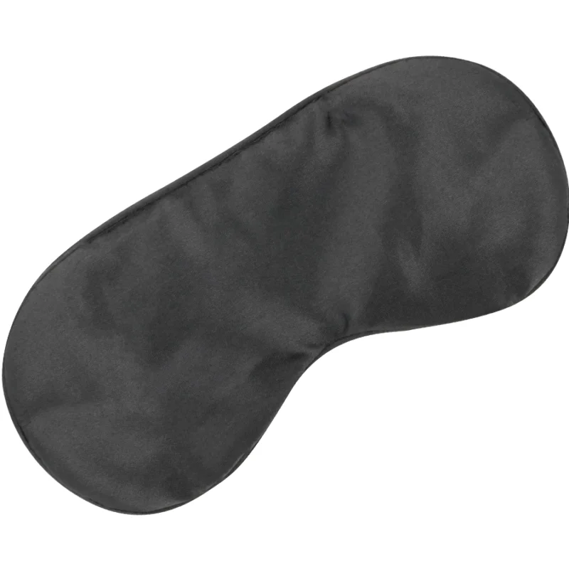 Darkness Basic Black Eye Mask Satin reguliuojamas dirželis