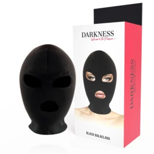 Darkness Submission Mask Black - Spandex Hood with Mouth & Eye Openings