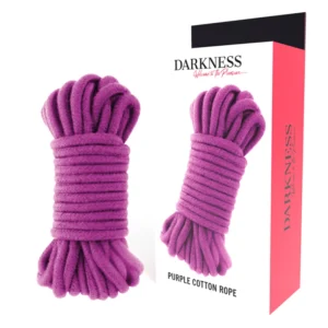 Darkness Japanese Cotton Rope 5m Purple – Soft Durable Bondage Cord