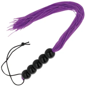 Darkness Lilac Bondage Whip 45 cm - Elegant Restraint Accessory
