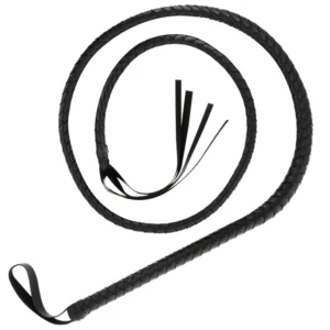 Darkness Bondage Whip 210 cm - Black, Ergonomic Handle, Premium Material