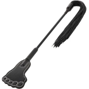 Darkness Dual-Function Crop & Whip Black - Versatile Control Tool
