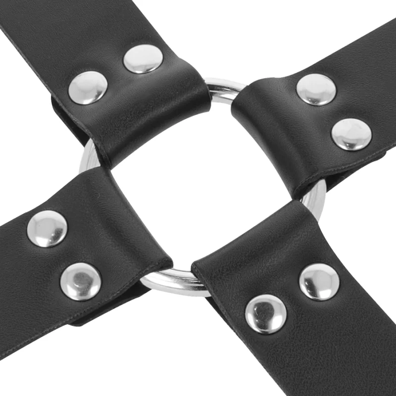 Darkness Premium Leather Restraint System for Hands and Feet, Black