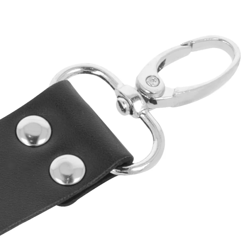 Darkness Premium Leather Restraint System for Hands and Feet, Black
