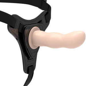 Fetish Submissive Silicone Intimate System with Harness 12.5 cm Flesh