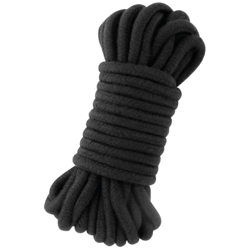 Darkness Japanese Bondage Rope 10 m Black - 100% Cotton Restraint