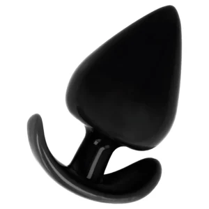 Addicted Toys Intymus kūgio kištukas 6,5 cm – lankstus, ergonomiškas dizainas, juodas