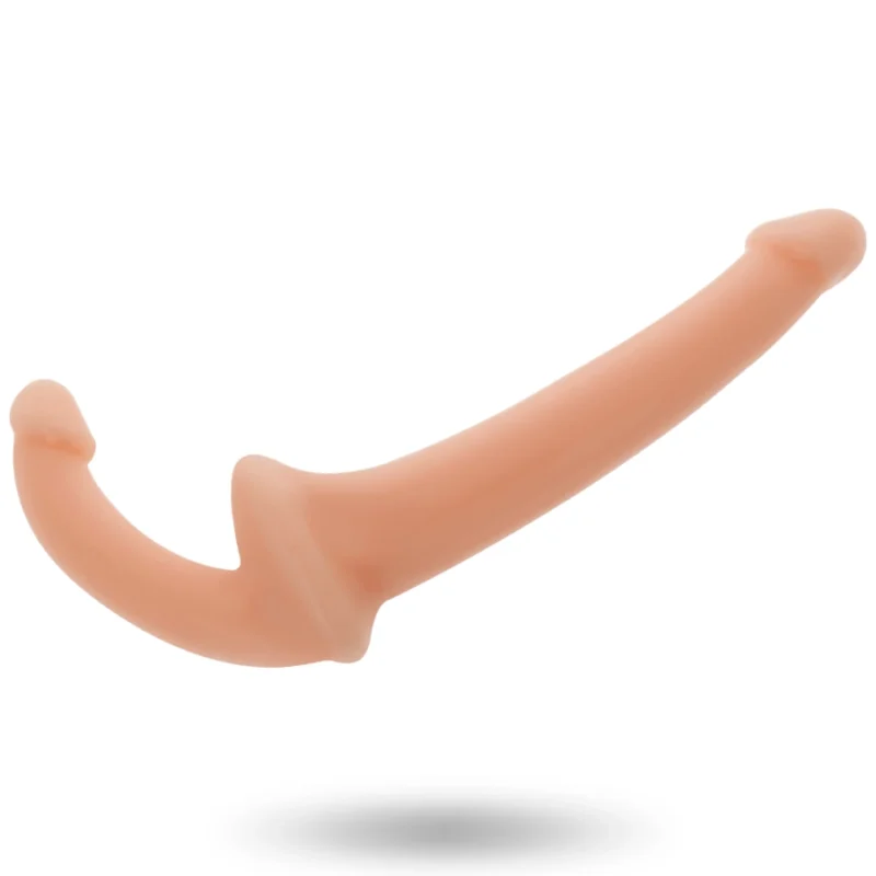 Addicted Toys Dual-Ended Strapless Silicone Intimate Machine 26 cm Black