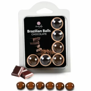 SecretPlay Set of 6 Brazilian Aroma Balls Chocolate Scented Intimate Capsules