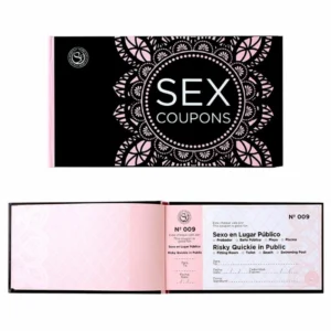 Secret Play Intimate Voucher Booklet 50 Activities ES/EN 180x100mm