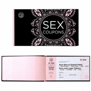 Secret Play 50 Fun Activity Coupons FR/PT - Creative Gift Booklet 180x100mm
