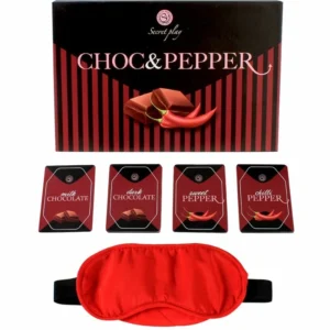 Secretplay Choc & Pepper Board Game - Multilevel Chocolate & Spice Set FR/PT