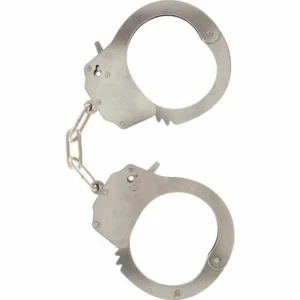 TOYJOY Metal Cuffs Adjustable Chrome Steel Chain Wrist Restraints