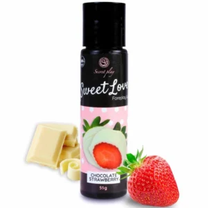 Secret Play Sweet Love Edible Gel Strawberry & White Chocolate 60ml