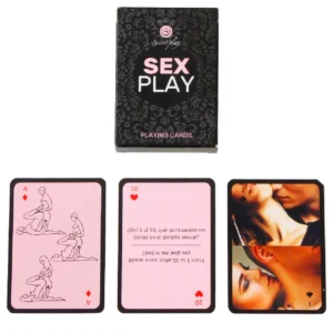 Secret Play Sex Play Playing Cards Bilingual 55-Card Set (ES/EN)
