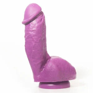 PINK ROOM Elian Anatomical Model Purple 17.5 cm with Suction Base