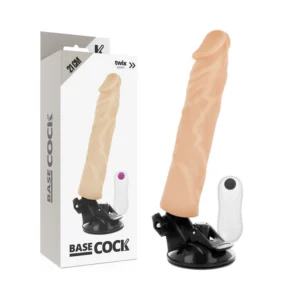 BASECOCK Vibrating Model Remote-Controlled Flexible Flesh 21x4cm