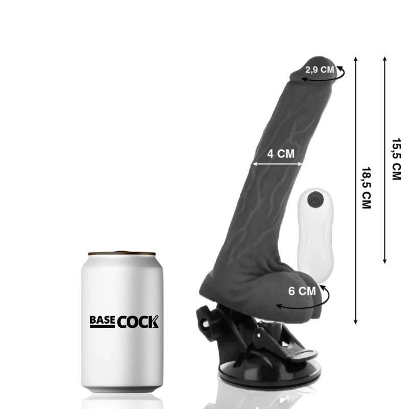 BASECOCK Articulable Remote-Control Model Black 18.5 cm x 4 cm