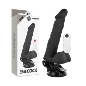 BASECOCK Articulable Model Intimate Device Black 20cm Remote Control