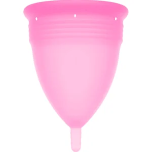 Stercup Menstrual Cup Pink Size L - FDA Silicone, 24ml Capacity