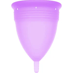 Stercup Menstrual Cup Violet Size L - 100% FDA Silicone, 24ml Capacity