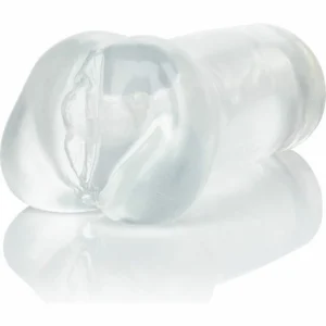 CalExotics Stroke It Tight skaidrus intymus aparatas 16,5 cm