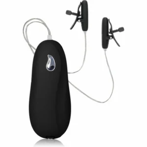 CalExotics Heated Nipple Teasers Black - Adjustable Vibrating System