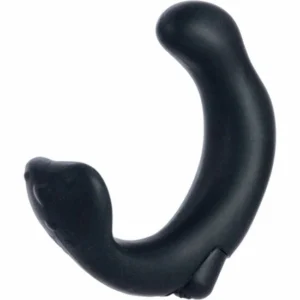 CalExotics P-Rock Silicone Prostate Massager with Removable Vibrator, Black