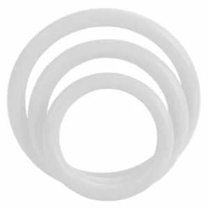 CalExotics Tri-Rings Glow In The Dark Silicone Ring Set 3 Sizes