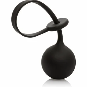 CalExotics Weighted Lasso Silicone Ring 4.5cm 110g Adjustable Black