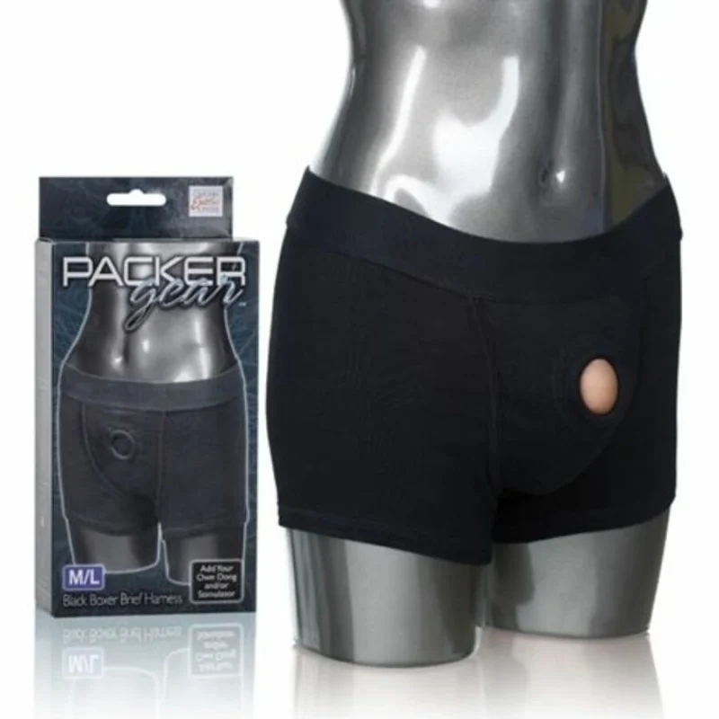 CalExotics Packer Gear Boxer Brief Harness M/L - Supportive Cotton System