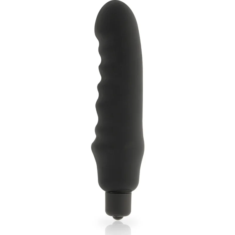 Dolce Vita Genius Black Silicone Intimate Massager 7 Modes 150mm