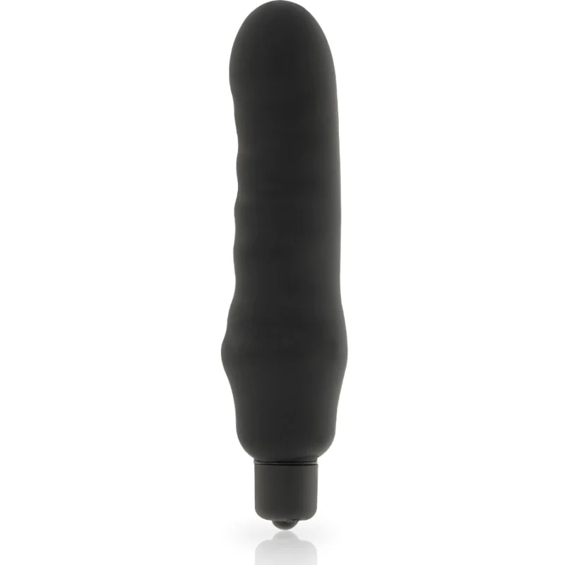Dolce Vita Genius Black Silicone Intimate Massager 7 Modes 150mm