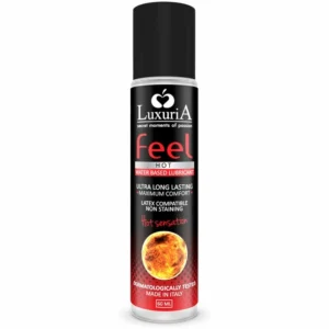 Luxuria Feel Hot Sensation Water-Based Lubricant 60 ml - Warming Formula