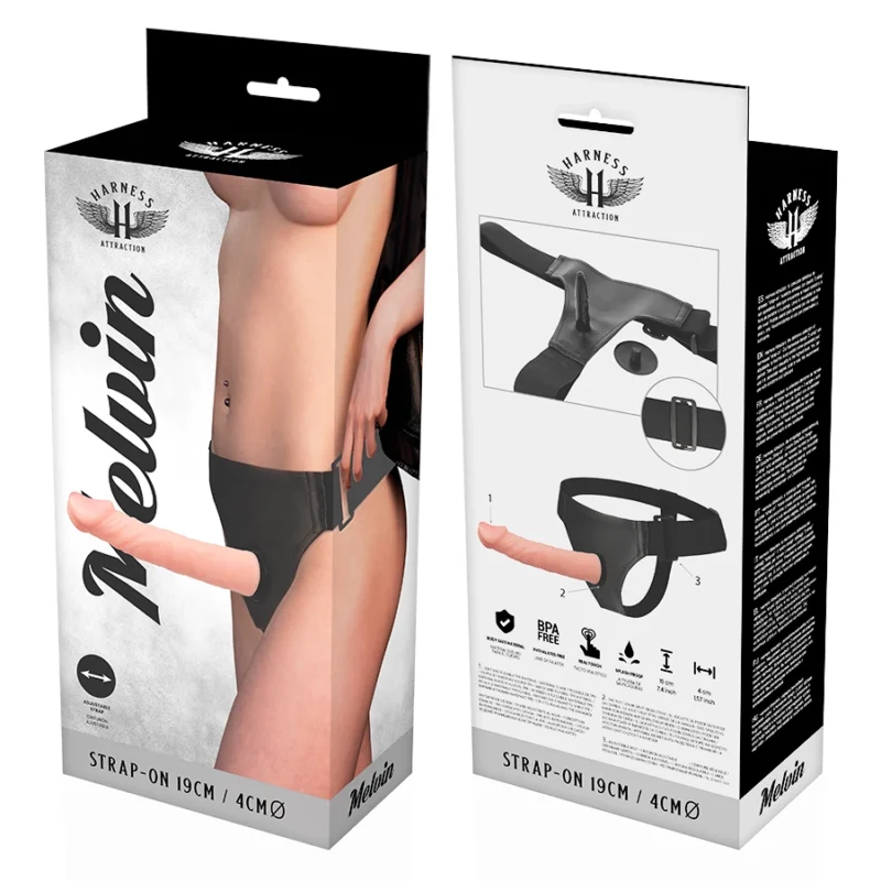 Harness Attraction Melvin Adjustable Strap System 19x4cm Flesh Tone