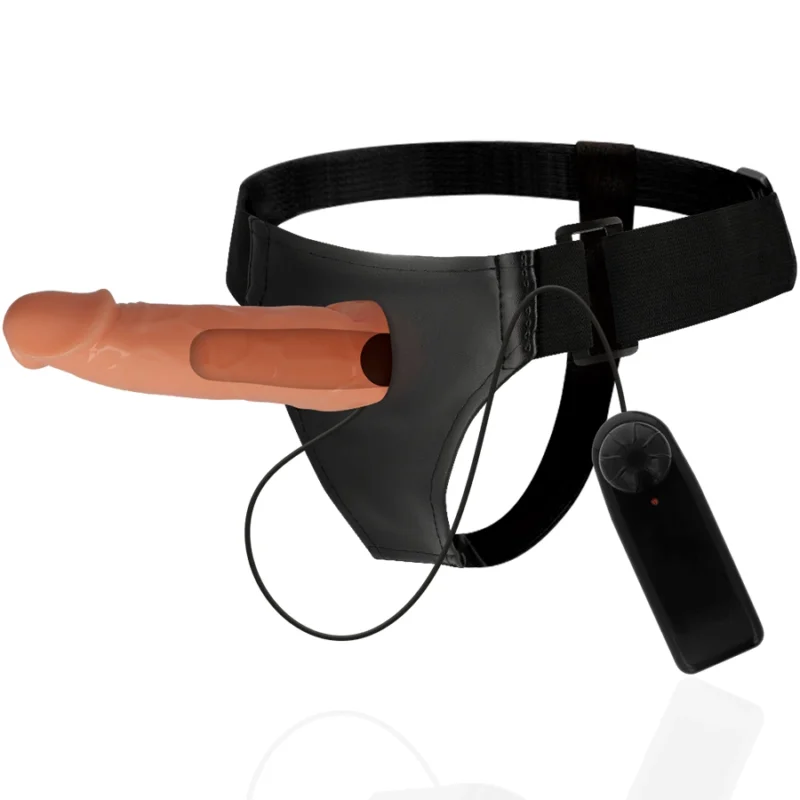 Harness Attraction Willian Hollow Intimate System with Vibrating Module 17cm Beige
