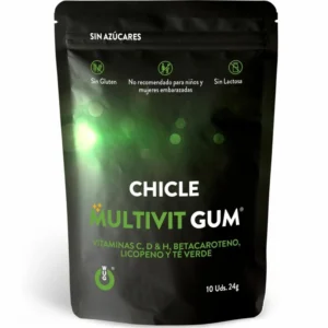 WUG Multivit Gum - Sugar-Free Chewing Gum with Multivitamins & Green Tea 10 pcs