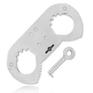 METAL HARD Thumb Cuff Stainless Steel Adjustable Finger Restraints