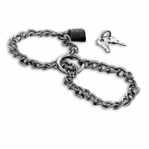 Metal Hard Chain Restraints Stainless Steel, Adjustable, 54cm