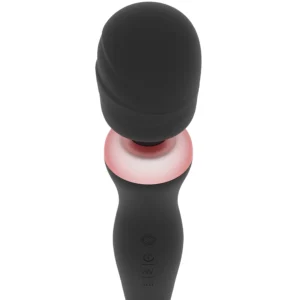 Rithual Akasha Wand 2.0 Black - Rechargeable Flexible Massager, 20 Modes
