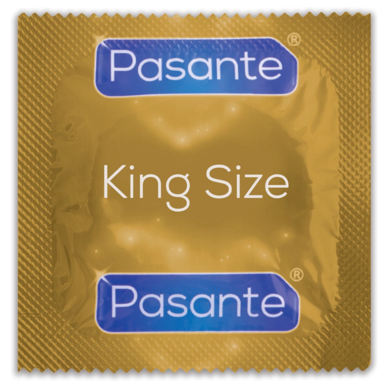 Pasante King Size XL platūs ir ilgi prezervatyvai 12 pakuočių 60mm 205mm CE sertifikuoti