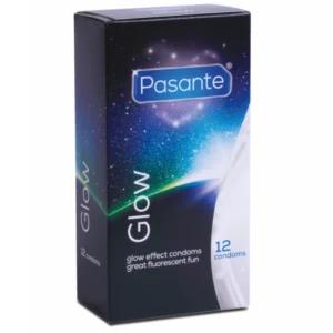 Pasante Glow in the Dark Condoms 12-Pack 190mm 53mm CE Certified