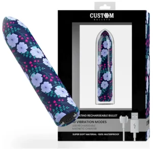 Custom Bullets Spring Magnetic Mini Massager 10 Modes 6.25cm Rechargeable