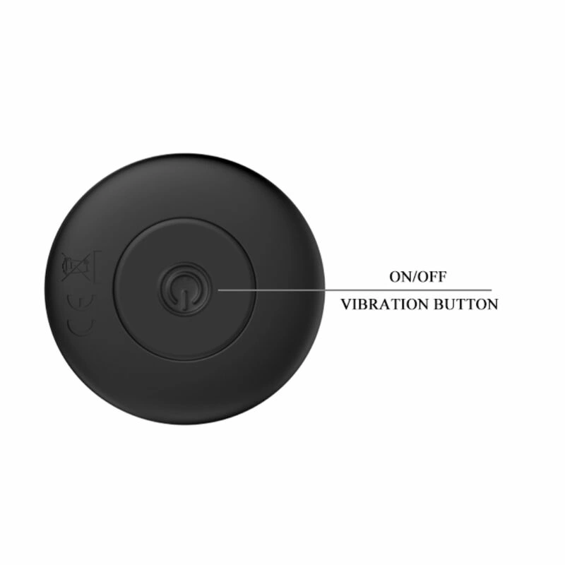 Mr. Play Black Rechargeable Anal Plug | 12-Mode Vibrating Silicone System