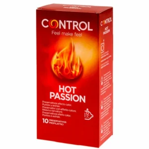 Control Hot Passion Warming Effect Condoms 10 Pack, 53mm, Extra Lubrication