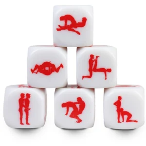 Secret Play Dice Game Kamasutra Gay 25mm - Fun Themed Dice Set