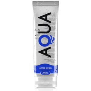 AQUA Quality Water-Based Lubricant 200ml - Transparent, Odorless Formula