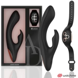 ANNE'S DESIRE Rabbit Intimate System with WATCHME Remote Black/Gold 20cm