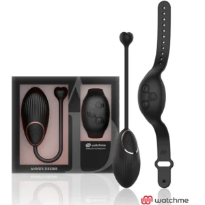 ANNE'S DESIRE AD EGG Wireless Intimate Device with WATCHME Remote Black